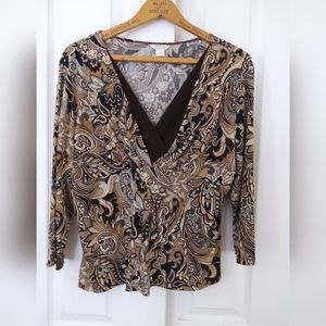 Christopher Banks Paisley Blouse
